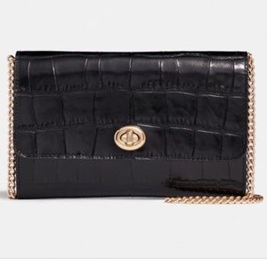Coach Marlow Turnlock Chain Crossbody/Clutch